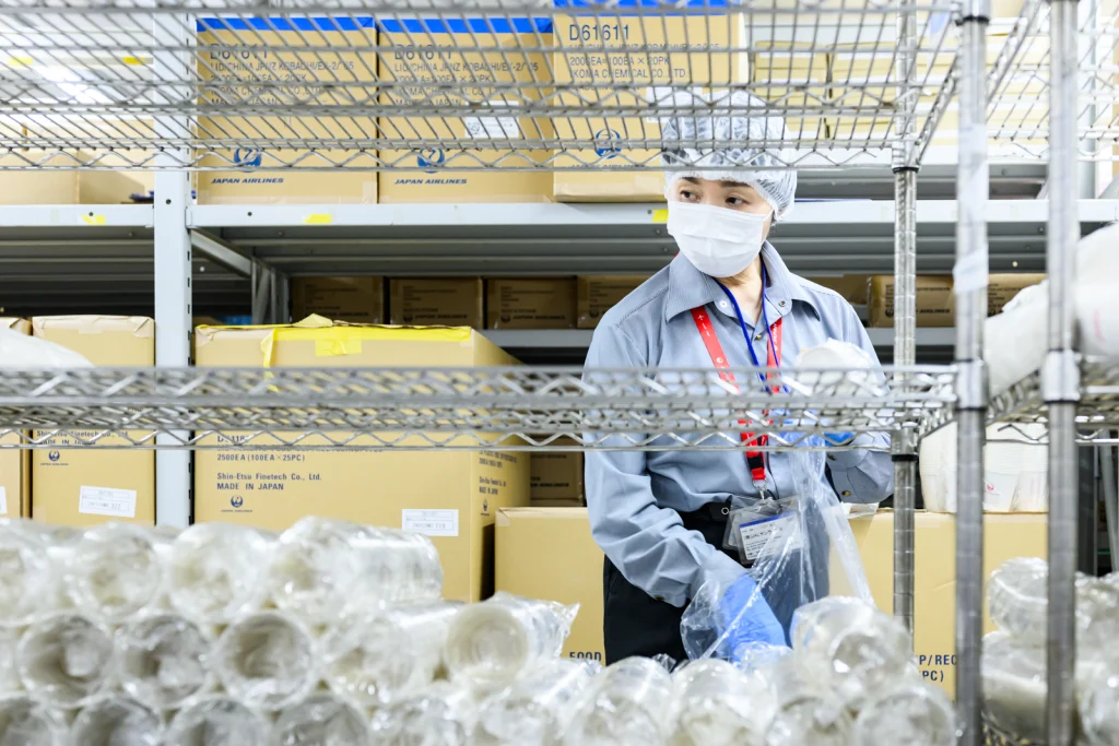 フライトを支える業務の様子です。